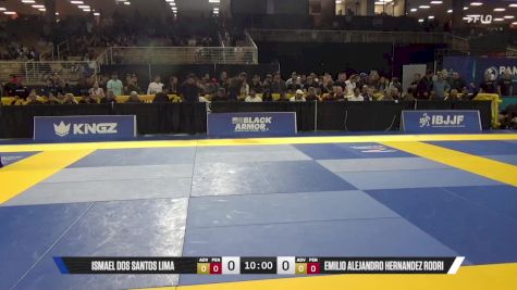 Emilio Alejandro Hernandez Rodri vs Ismael Dos Santos Lima 2025 Pan Jiu Jitsu IBJJF Championship