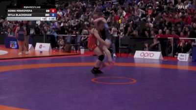 57kg 1st Place Match - Agnia Krakovska, Coast Wrestling Academy & Society vs Myla Blackshaw, Matmen Wrestling Club