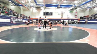 140 lbs Champ. Round 1 - Nancy Carreno, Romeoville (H.S.) vs Lydia Blind, Edwardsville (H.S.)