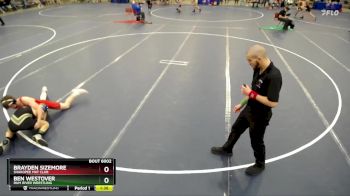 132 lbs Champ. Round 1 - Ben Westover, Rum River Wrestling vs Brayden Sizemore, Shakopee Mat Club