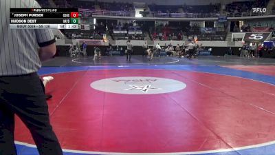 5A 138 lbs Quarterfinal - Joseph Purser, Corner vs Hudson Best, Hayden