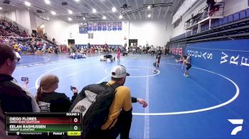 39-40 lbs Round 3 - Eelan Rasmussen, Wright Gladiators vs Diego Flores, Green River Grapplers
