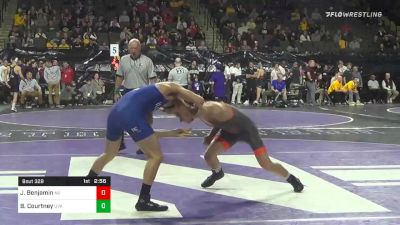 141 lbs Consolation - Justin Benjamin, Northwestern vs Brian Courtney, Virginia