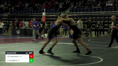 197 lbs Consi Of 8 #2 - Daniel Lawrence, Army West Point vs John Crawford, Franklin & Marshall
