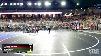 1A 106 lbs Cons. Round 2 - Connor Brown, Wakulla Hs vs Adrian Day, Cocoa Beach
