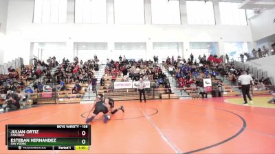 138 lbs Champ. Round 2 - Esteban Hernandez, San Ysidro vs Julian Ortiz, Carlsbad