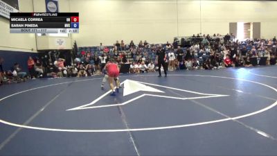 117 lbs Cons. Round 3 - Micaela Correa, Unattached vs Sarah Pineda, Missouri Valley