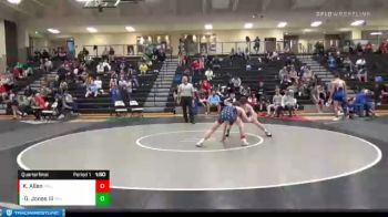 126 lbs Quarterfinal - Grant Jones Iii, Missouri vs Kaden Allen, Paola Wrestling Club