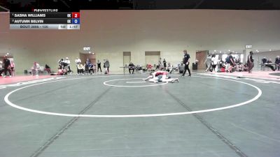 120 lbs 1st Place Match - Sasha Williams, OK vs Autumn Belvin, OK