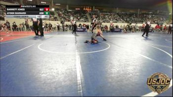 75 lbs Consolation - Barrett Jones, Weatherford Youth Wrestling vs Ayden Barnard, ARDMORE TAKEDOWN CLUB