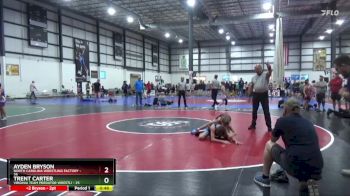 80 lbs Cons. Round 4 - Ayden Bryson, North Carolina Wrestling Factory vs Trent Carter, Virginia Team Predator Wrestli