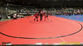 82 lbs Round Of 32 - Bree Leyba, Team Tulsa Wrestling Club vs Macy Christiansen, Sebolt Wrestling Academy