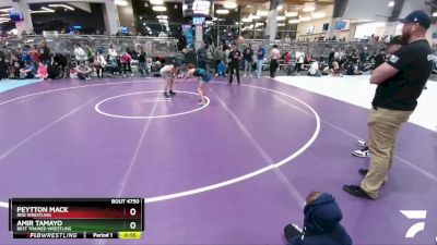 92 lbs Cons. Round 3 - Amir Tamayo, Best Trained Wrestling vs Peytton Mack, Rise Wrestling