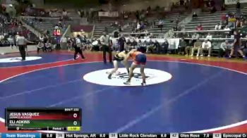 4A 126 lbs Quarterfinal - Jesus Vasquez, Subiaco Academy vs Eli Adkins, Pottsville