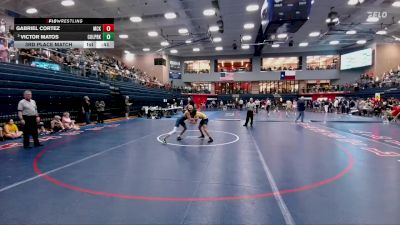 113 lbs 3rd Place Match - Victor Matos, CW College Park vs Gabriel Cortez, McKinney