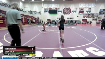 88-92 lbs Round 3 - Lillian Smith, West Middle School vs Lola Colo, East Valley Middle School