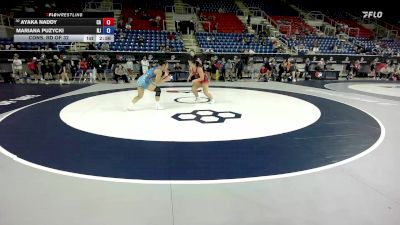 140 lbs Cons. Rd Of 32 - Ayaka Naddy, CA vs Mariana Puzycki, NJ