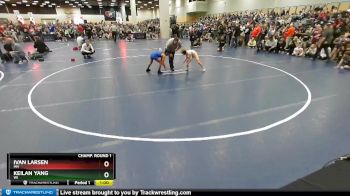 74 lbs Champ. Round 1 - Keilan Yang, WI vs Ivan Larsen, MN