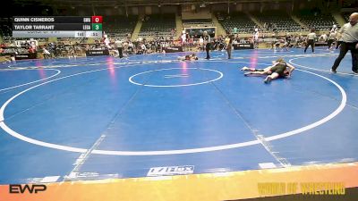 88 lbs Consi Of 8 #1 - Quinn Cisneros, Gladiator Wrestling Academy vs Taylor Tarrant, Legacy Dragons