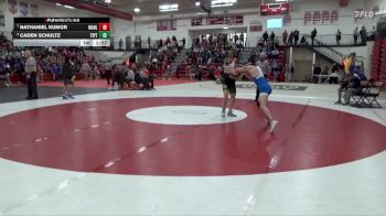 132 lbs Quarterfinal - Nathaniel Kumor, Wahlert, Dubuque vs Caden Schultz, Tipton