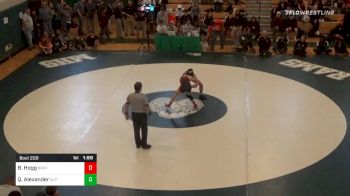 132 lbs Prelims - Ben Hogg, Brockton vs Quinn Alexander, Saint John's Prep