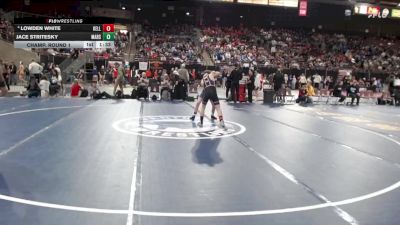 3A 106 lbs Champ. Round 1 - Jace Stritesky, Marsing vs Lowden White, Kellogg