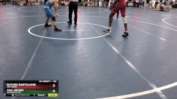 140 lbs Cons. Round 2 - Max Aranki, Hononegah WC vs Buturo Bartolomei, Ann Arbor