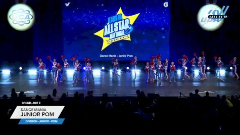 Dance Mania - Junior Pom [2025 Junior - Pom Day 2] 2025 UCA & UDA All Star National Championship