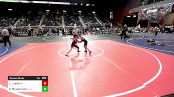 81 lbs Quarterfinal - Link Luedke, NE CO Elite vs Nikolai Mysierowicz, Windy City WC