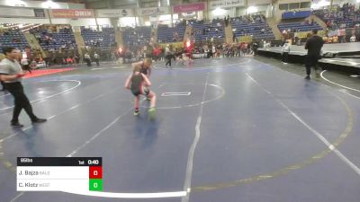 95 lbs Consi Of 16 #1 - Joseph D. Bajza, Bald Eagle WC vs Caleb R Klotz, West Grand MS