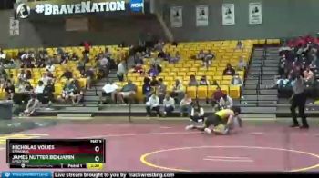 149 lbs 5th Place Match - James Nutter Benjamin, Limestone vs Nicholas Volies, Emmanuel