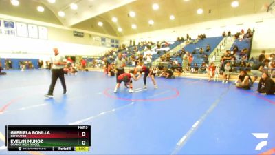 140 lbs 5th Place Match - Evelyn Munoz, Orange High School vs Gabriela Bonilla, Dominator