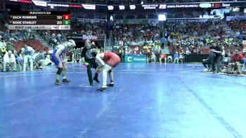 1A-175 lbs Champ. Round 2 - Bode Stanley, Interstate 35 vs Zach Robbins, Treynor