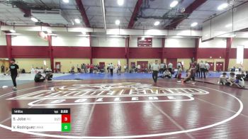 141 lbs Consi Of 8 #1 - Saliou Jobe, Rhode Island College vs Victor Rodriguez, UMASS