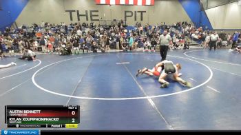 130 lbs Cons. Semi - Austin Bennett, Team Prestige vs Kylan Xoumphonphackdy, Westlake