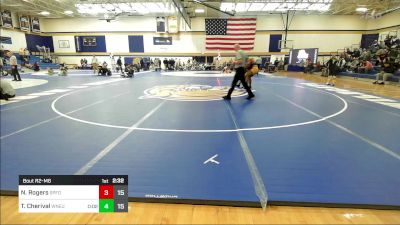 184 lbs Quarterfinal - Nick Rogers, Springfield vs Tyreece Cherival, Western New England