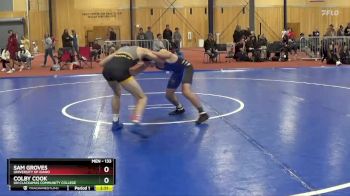 133 lbs Cons. Round 2 - Sam Groves, University Of Idaho vs Colby Cook, UN Clackamas Community College