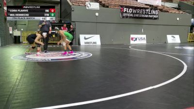 Schoolgirls - 115 lbs 3rd Place Match - Sienna Ocean Salaheddine vs Cataleya Perez, Poway Wrestling