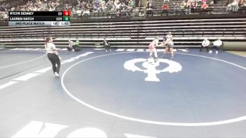 6A 235 lbs 3rd Place Match - Lauren Hatch, Copper Hills vs Rylyn Denney, Cedar Valley