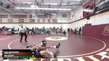 133 lbs Quarterfinal - Alex Hernandez, Fresno City vs Ben Quilpa, Sacramento City College