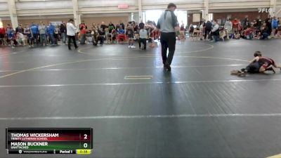 41/44 Round 1 - Thomas Wickersham, Trinity Lutheran School vs Mason Buckner, Unattached