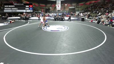150 lbs Jack Bronte, MDWA - Mount Diablo Wrestling Association vs Michael Terrell, SCVWA - Santa Clara Valley Wrestling Association