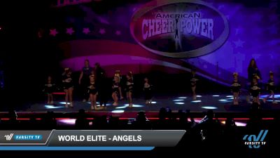 World Elite - Angels [2022 Exhibition (Cheer) Day 1] 2022 American Cheer Power Columbus Grand Nationals