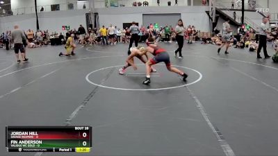 98 lbs Round 7 (8 Team) - Jordan Hill, Savage Reapers vs Fin Anderson, Validus WC Gold