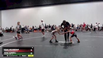 45 lbs Semis (4 Team) - Noah Archibeque, Takedown Elite Black vs Piper Norrell, Prodigy Elite
