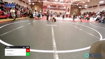 110 lbs Final - John Duncan, F-5 Grappling vs Layten Cross, Brushy Wrestling Club