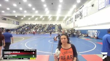 145 lbs 1st Place Match - Gabriela Bonilla, Dominator vs Maya Ramirez, Dog Pound WC