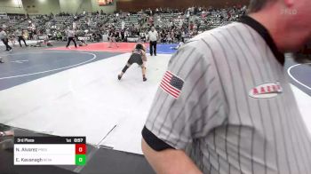 109 lbs 3rd Place - Nicole Alvarez, Predators WC vs Ella Kavanagh, Nevada Elite