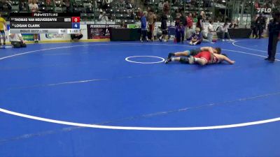 190 lbs Cons. Quarters - Thomas Van Heuverswyn, Ubasa Trained vs Logan Clark