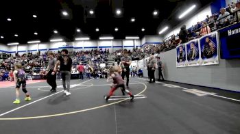 43 lbs Consi Of 8 #2 - Jepsen England, Comanche Takedown Club vs Greyson Bode, Perry Wrestling Academy